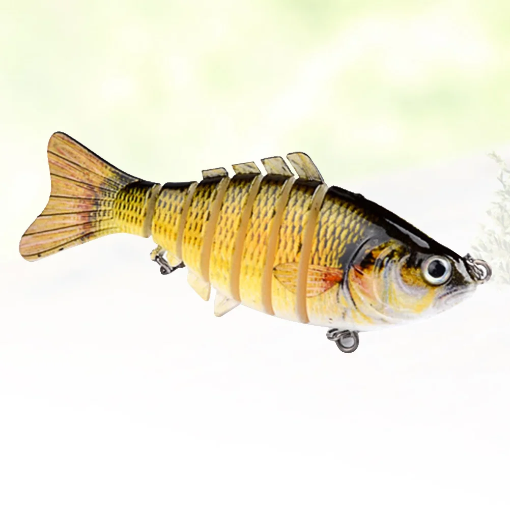 

10cm Plastic Hard Bait Multi Section 3D Bionic Bait Fishing Artificial Lure Colorful Fishing Bait Fishing Accessories