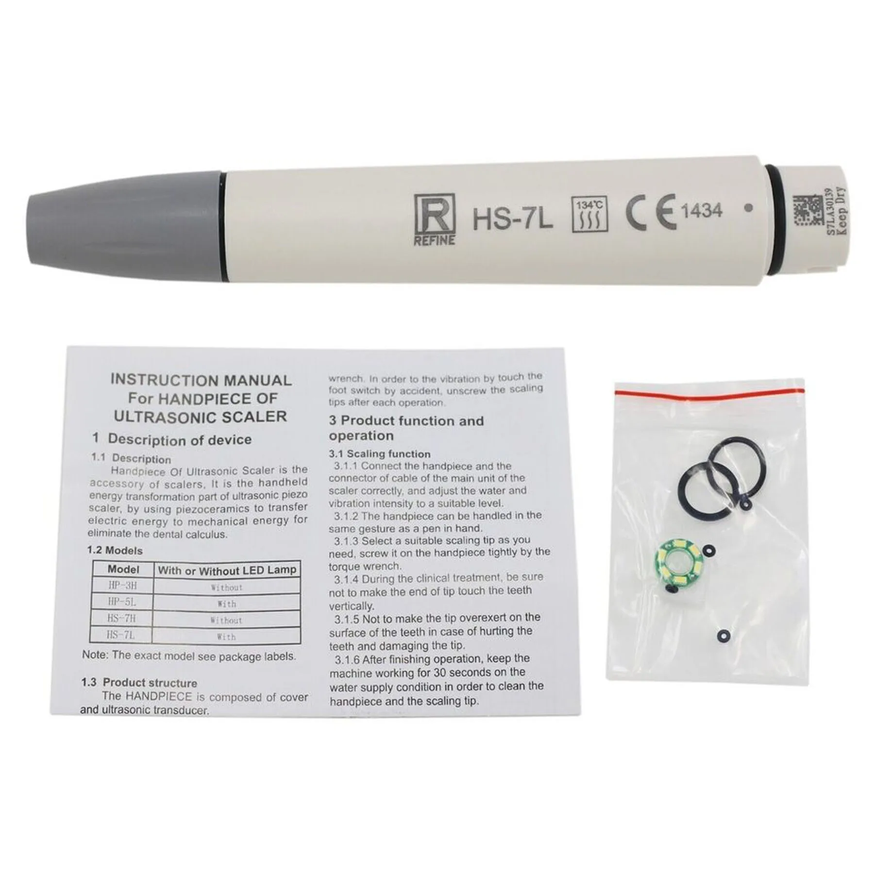 Усовершенствованный стоматологический наконечник ультразвуковой скалер