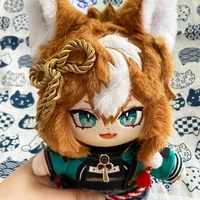kawaii genshin impact gorou cosplay anime plushies 20cm soft plush doll with clothes outfit figure mascot stuffed toy soft gifts