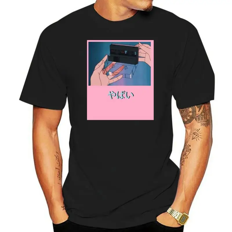 

t-shirt for women YABAI SLANG TAPE VAPORWAVE AESTHETIC JAPAN SKATE 4CHAN Summer New Trendy T-shirt Top