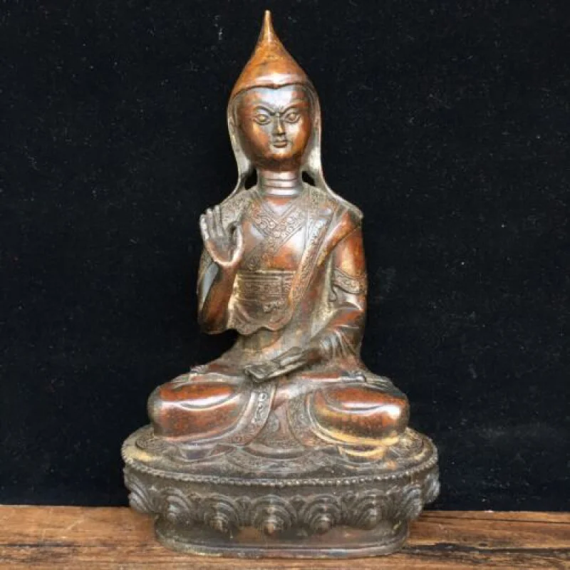 

8 Inch Rare Chinese Collection Exquisite Carved Buddha Statue Statue