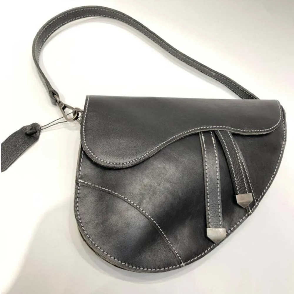 

Women Handbag Top Quality Genuine Leather Long Strap Doctor Shoulder Bag Manual Natural Cowhide Fashion