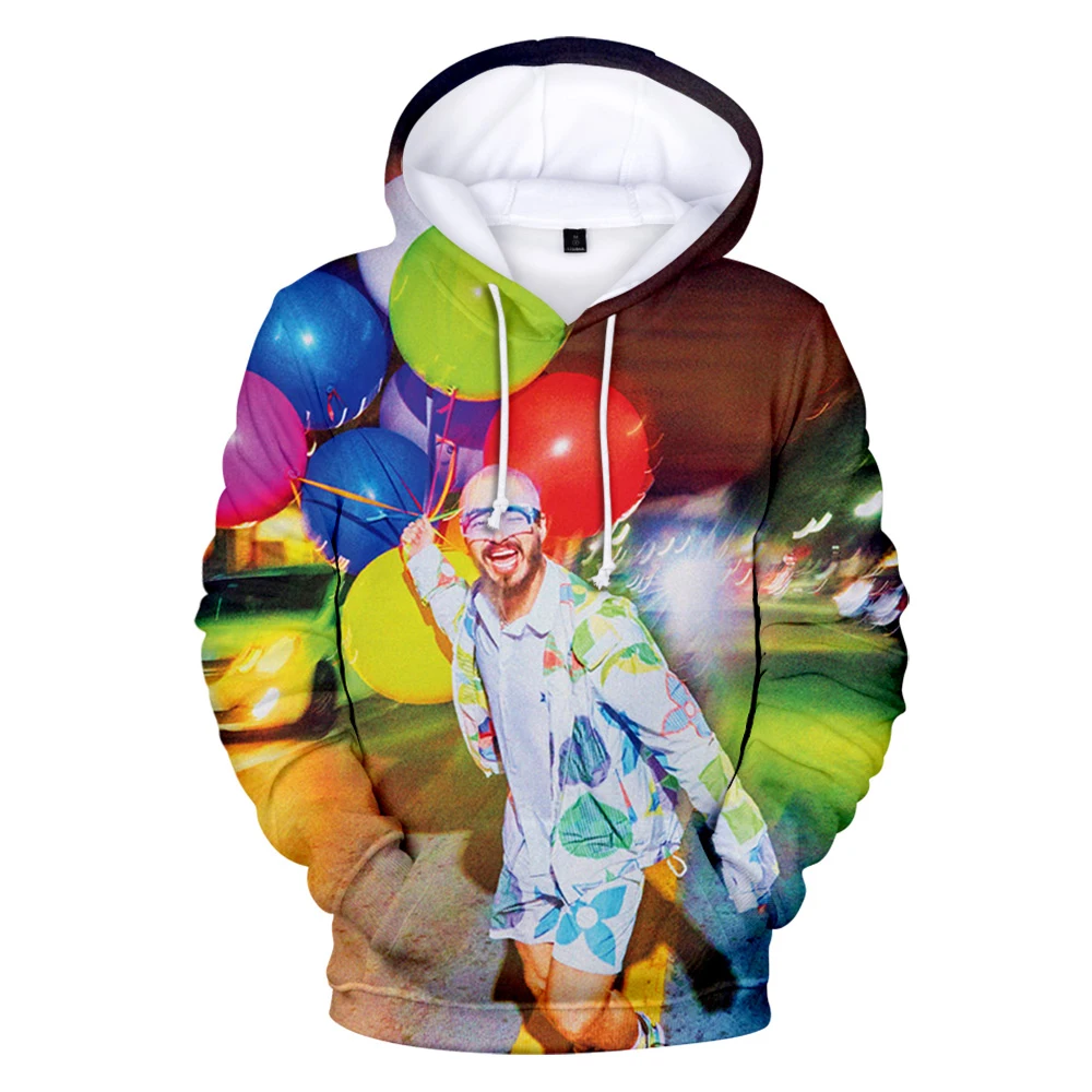 

J BALVIN 3D 3D Hoodie Pullover Sweatshirt Men's 3D Pullover Women Unisex Streetwear Men Clothing 2020 New Hoodies