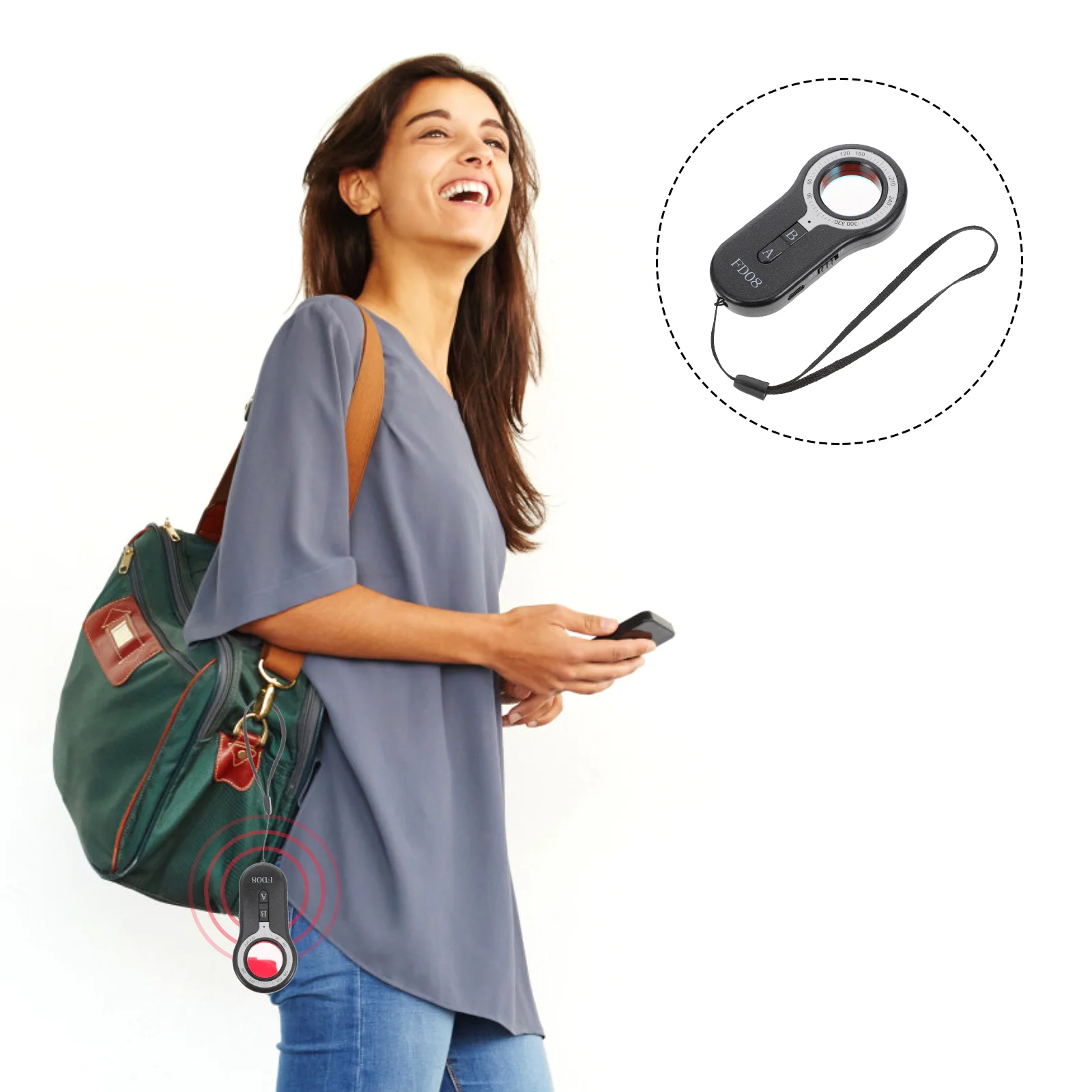 

Personal Detector Listening GPS Tracking Device Finder Camera Finder