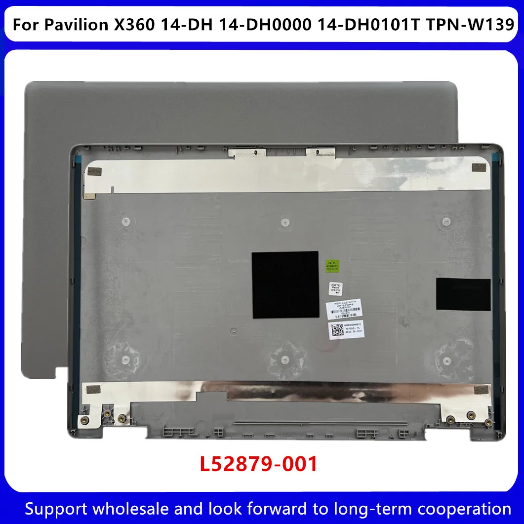 

New For HP X360 14-DH 14-DH0000 14-DH0101T 14-DH003TU TPN-W139 LCD Back Cover Rear Lid Gray L52879-001
