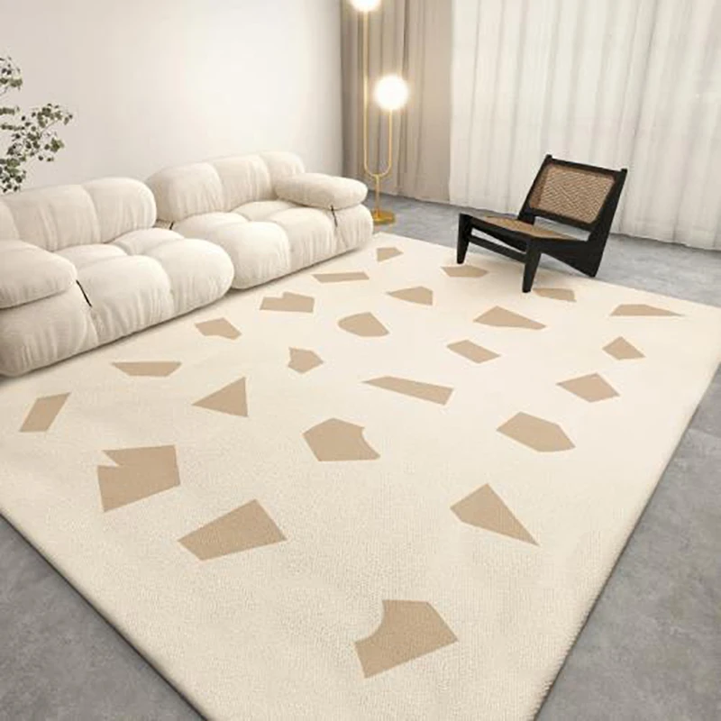 

Minimalist Style Crystal Velvet Mat Light Luxury Simple Bedroom Carpet Living Room Yoga Rug Entrance Doormat Home Decoration