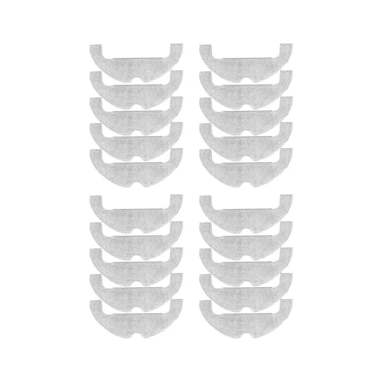 

20Pcs Mop Cloths Rag for Mi Robot Vaccum-Mop2 Ultra STYTJ05ZHM Vacuum Cleaner Parts Spare Components Kits