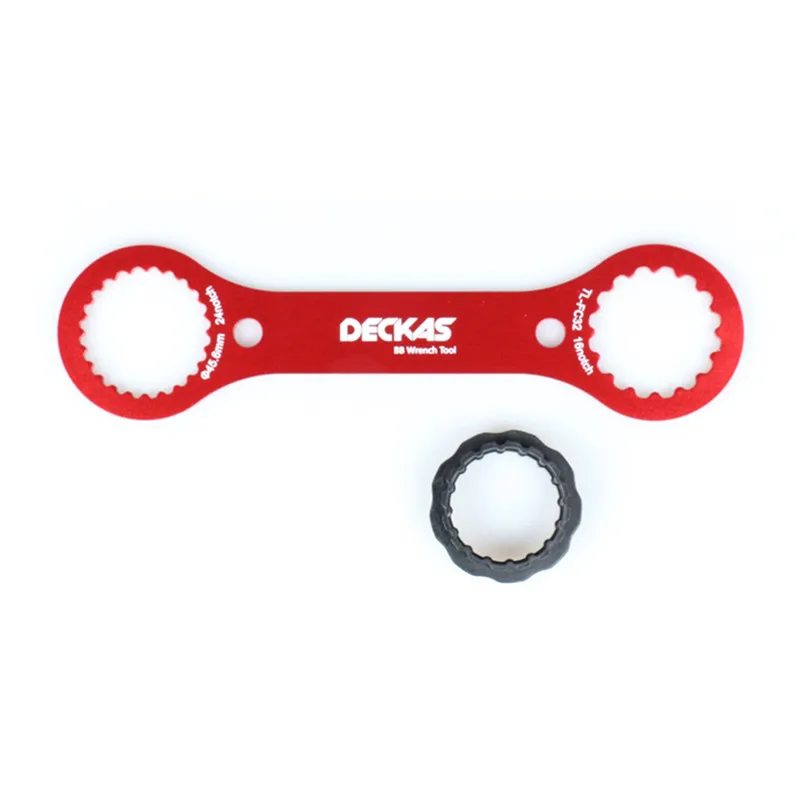 Фото DECKAS Многофункциональный ключ BB DW-018 249*64*3 мм Красный адаптер DUB/TL-FC32 TL-FC25/TL-FC24 BB Инструмент для ремонта нижнего кронштейна №4