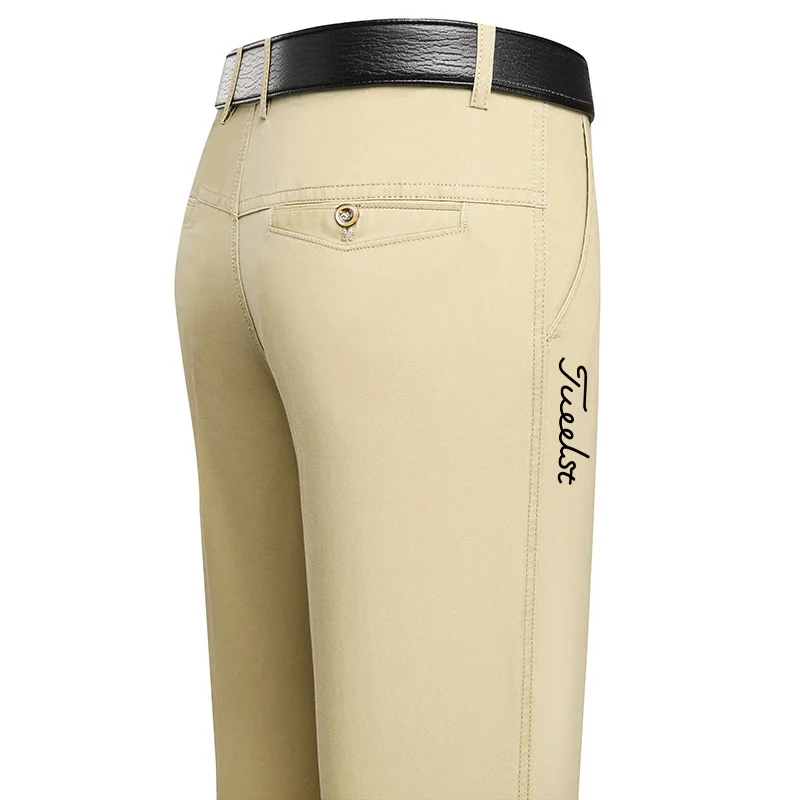 Штаны для гольфа американского бренда однотонные модные повседневные мужские