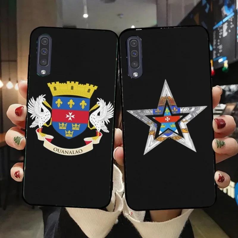 

Colombian Star Phone Case For Samsung A91 A81 A73 A72 A71 A30S A20 A12 A13 A52 A53 4G 5G Soft Black Phone Cover