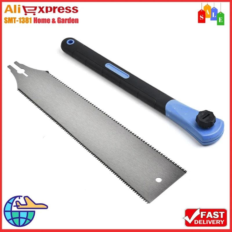 

666/650 мм SK5 двухсторонняя пила, японская прямая пила, ручка из ТПР, нескользящая, для сада, для резки дерева