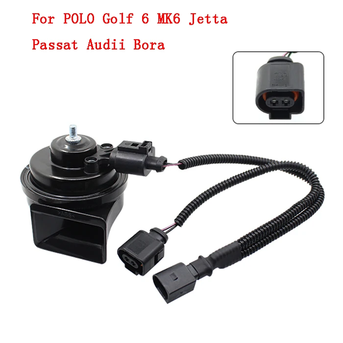 

Кабель для POLO Golf 6 MK6 Jetta Passat Audii Bora высокий и низкотоновый гудок со спиральным гудком с одним выходом и двумя жгутами