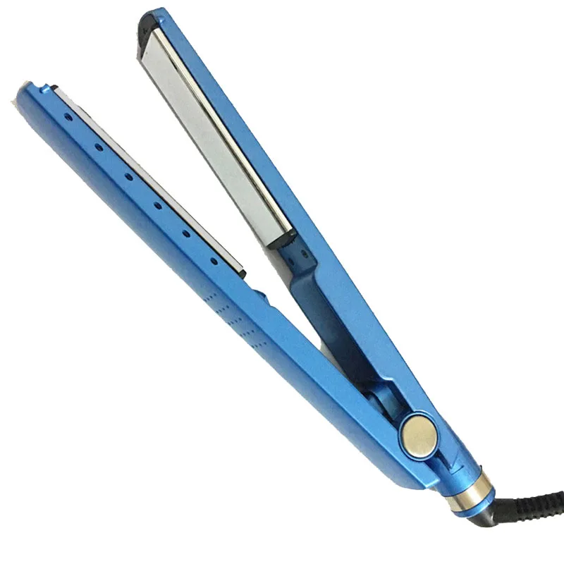 

Professional Flat Iron Titanium Temperature Hair Straightener Fast heating lengthened Curler Professional for free shipping