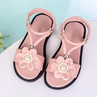 princess girls sandals soft childrens beach shoes kids flowers summer sandals fashion high quality sweet girls sandals 26 36