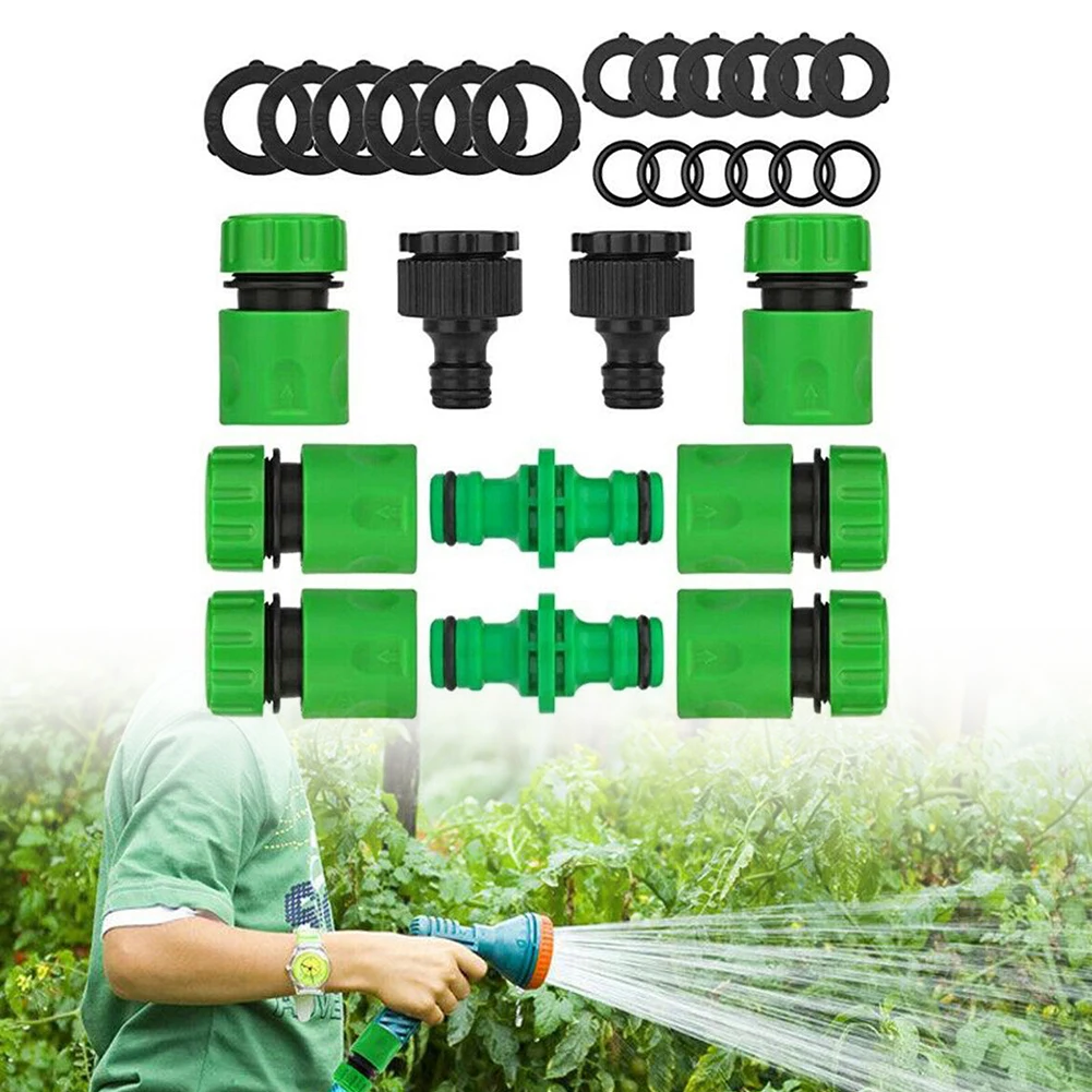 

28Pcs Garden Hose Quick Connector Set Hose Coupling Joint Adapter Watering Equipment Fitting Repair Joint Irrigation System