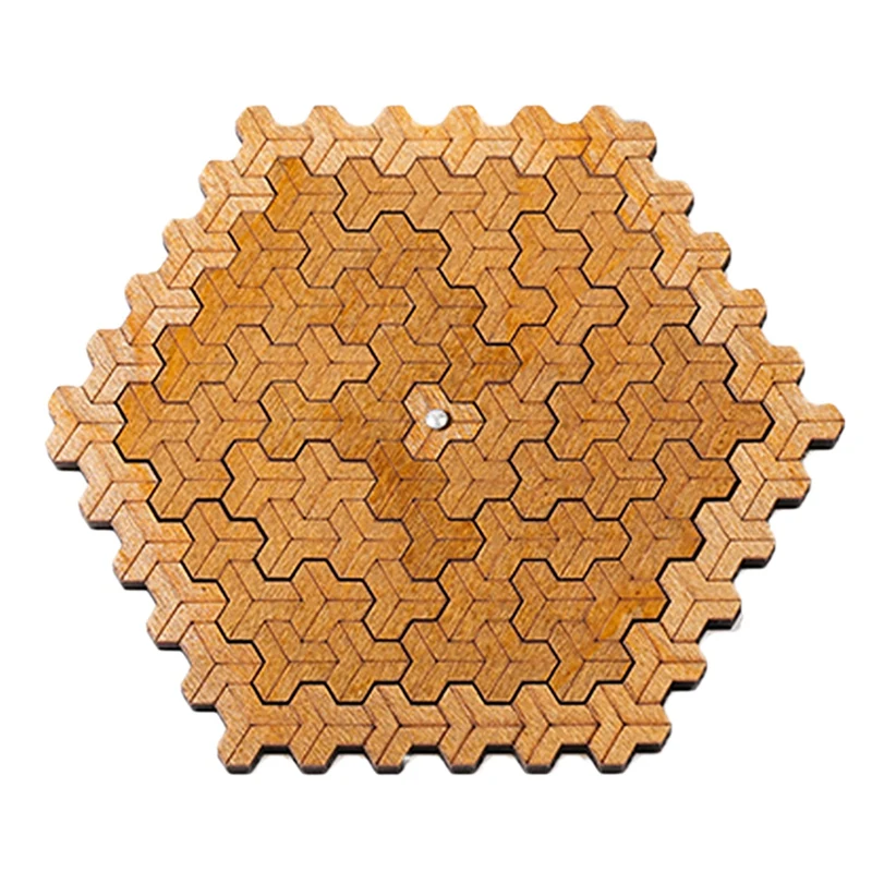 

Wood Puzzles Toy Irregular Brain Teaser Puzzle High Difficulty Brain Burning Puzle Jigsaw For Adults Decompression Toys