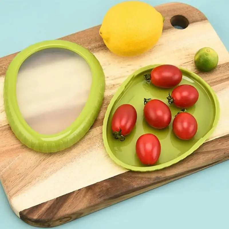 Силиконовый органайзер для фруктов с авокадо силиконовый контейнер хранения