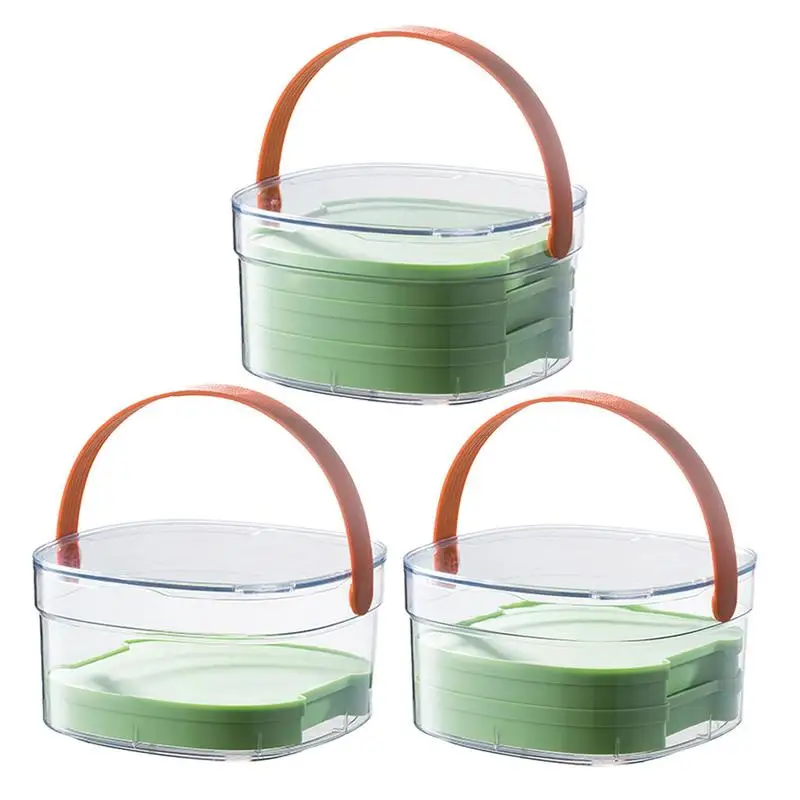 

Ice Cube Tray With Lid And Bin Ice Freezer Container Dual Seal Leak Proof Ice Tray Easy Release Ice Cube Storage Container