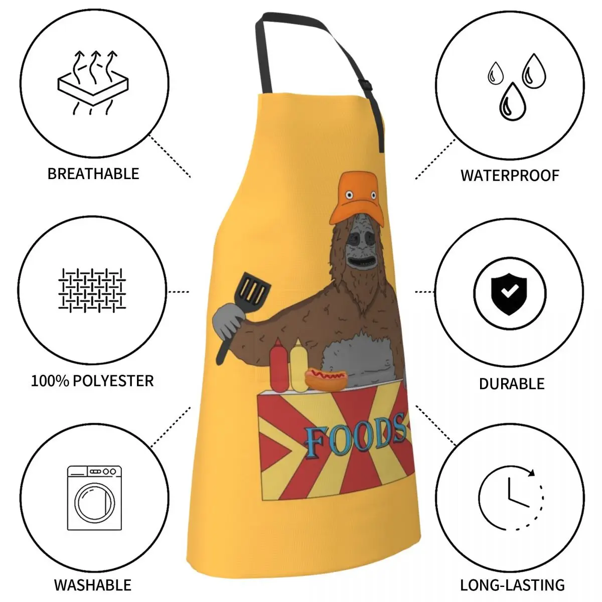 Большой лес шоу приготовление хот-догов продукты сэндвич грузовик забавная