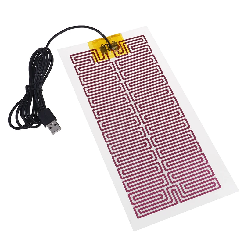 

1X USB 5V 10CM*21CM Heating Heater Winter Warm Plate for Waist Shoes Pad Cloth Vest Jacket Shoes Socks