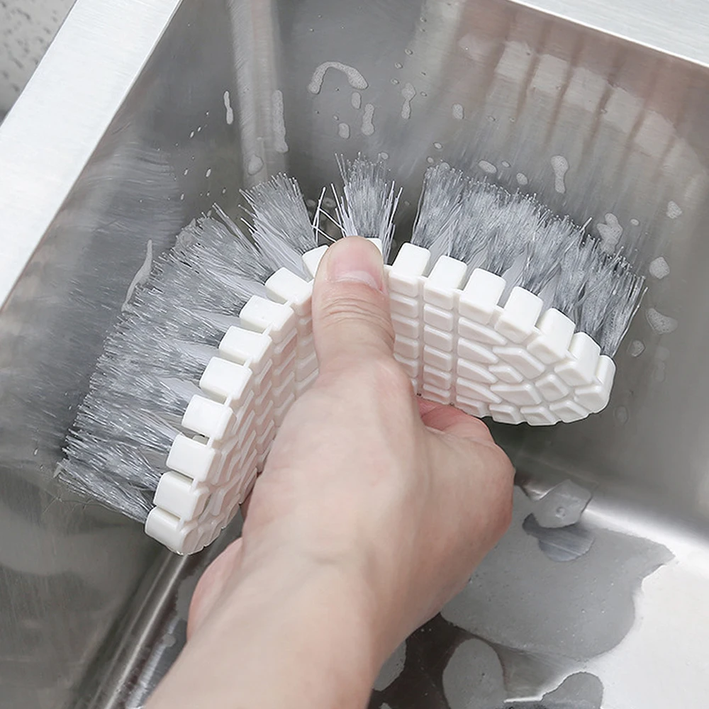

Kitchen Washing Brush Bendable Plastic Cleaning Brush Bathroom Flexible Clean Sink Bathtub Household Laundry Brush Pot Brush Car