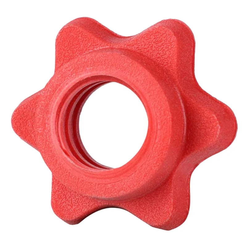 4 шт. гайка для стержня гантели нескользящая шестигранная сменные воротники