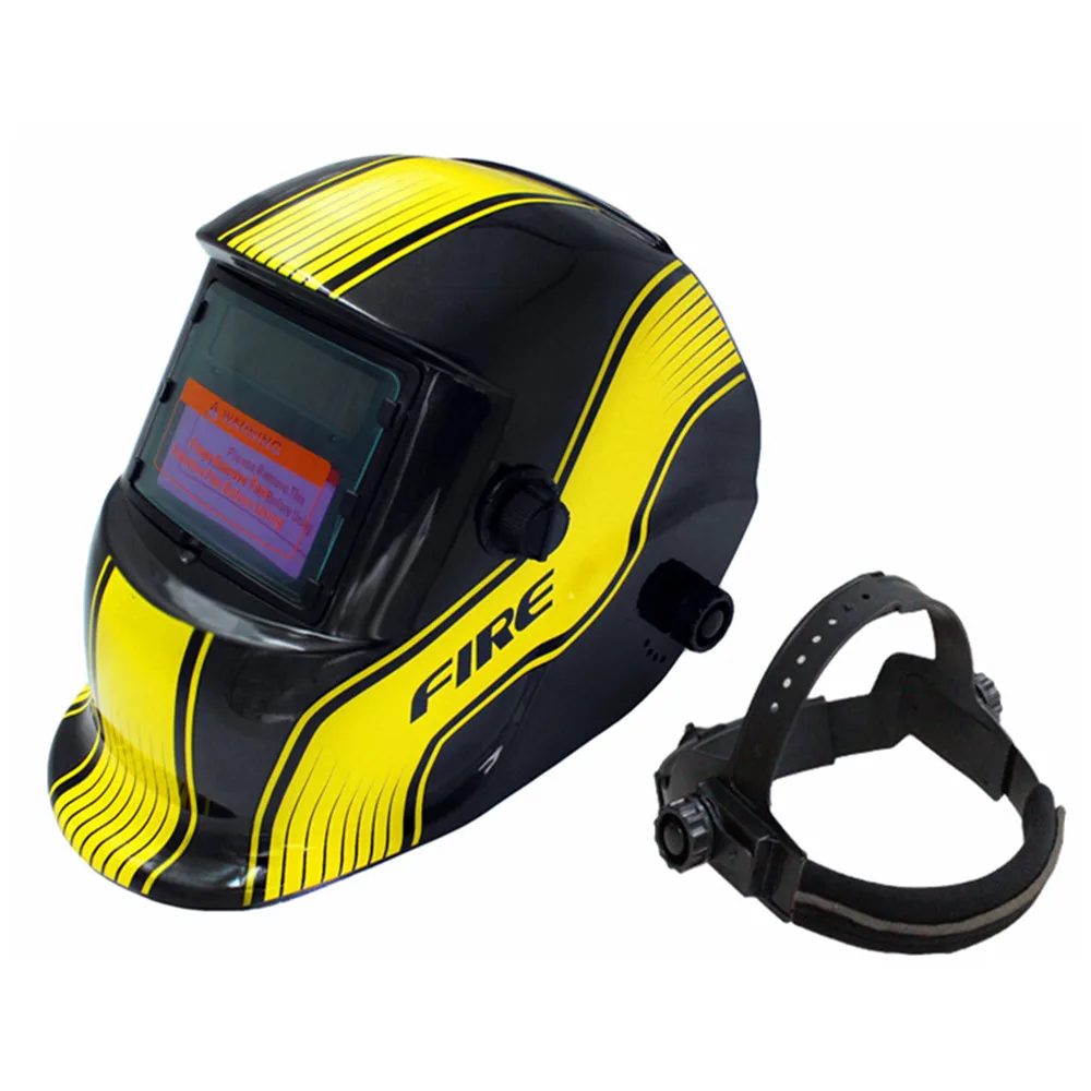 

Automatic Darkening Welding Mask for Welding Helmet Goggles Light Filter Welder's Soldering Work welder cap mma tig Yellowstripe