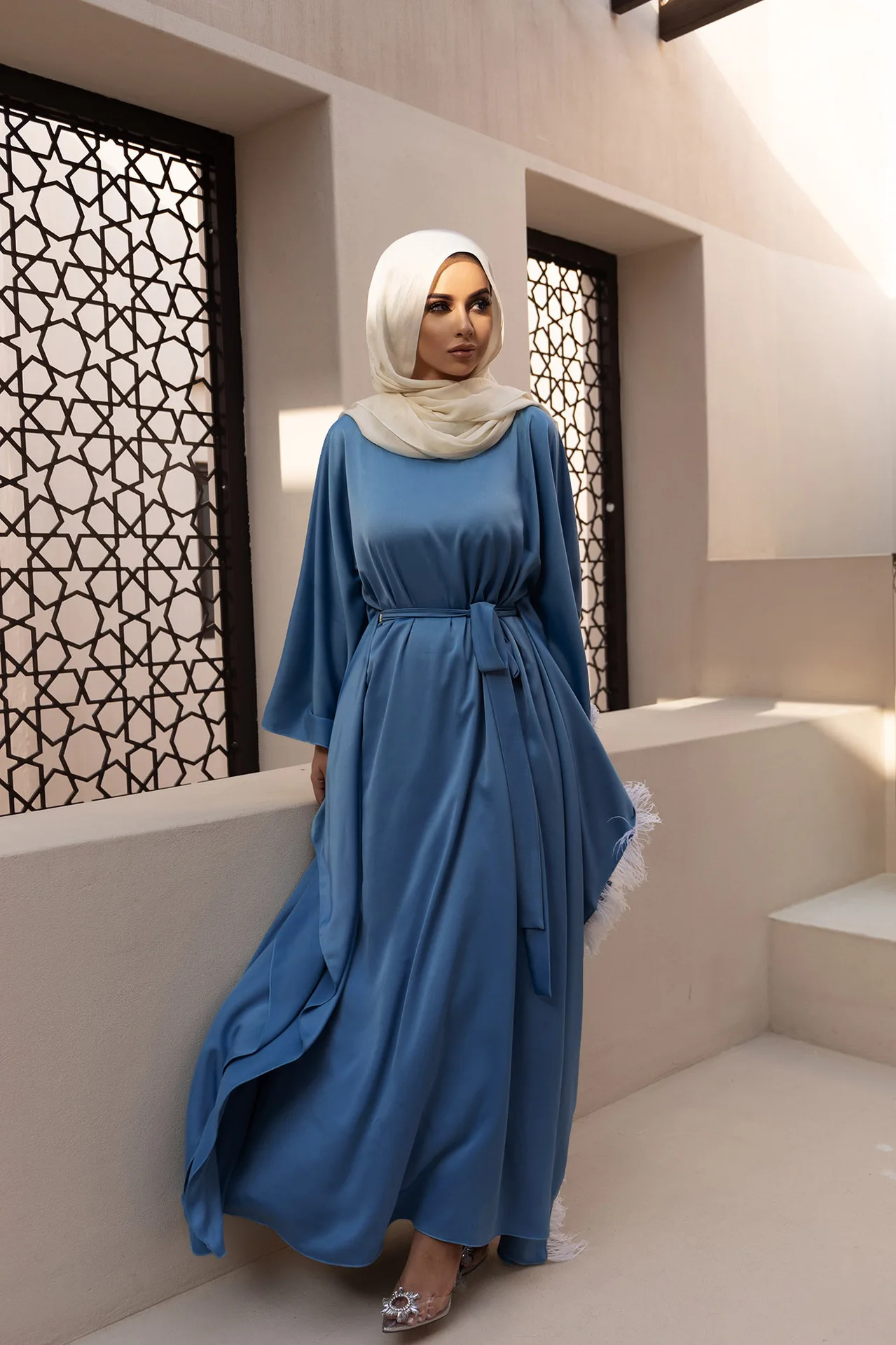 Robe Djellaba Femme Vestidos Kaftan Dubai Abaya Turkey Muslim Fashion Hijab Dress Islam Clothing Dresses Abayas For Women Caftan