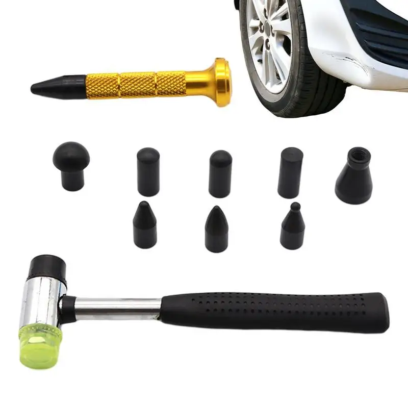 

Dent Repair Kit Car Metal Hammer Kit For Dent Repair Non Slip Interchangeable Nib High Strength Repairing Tools For Vehicle