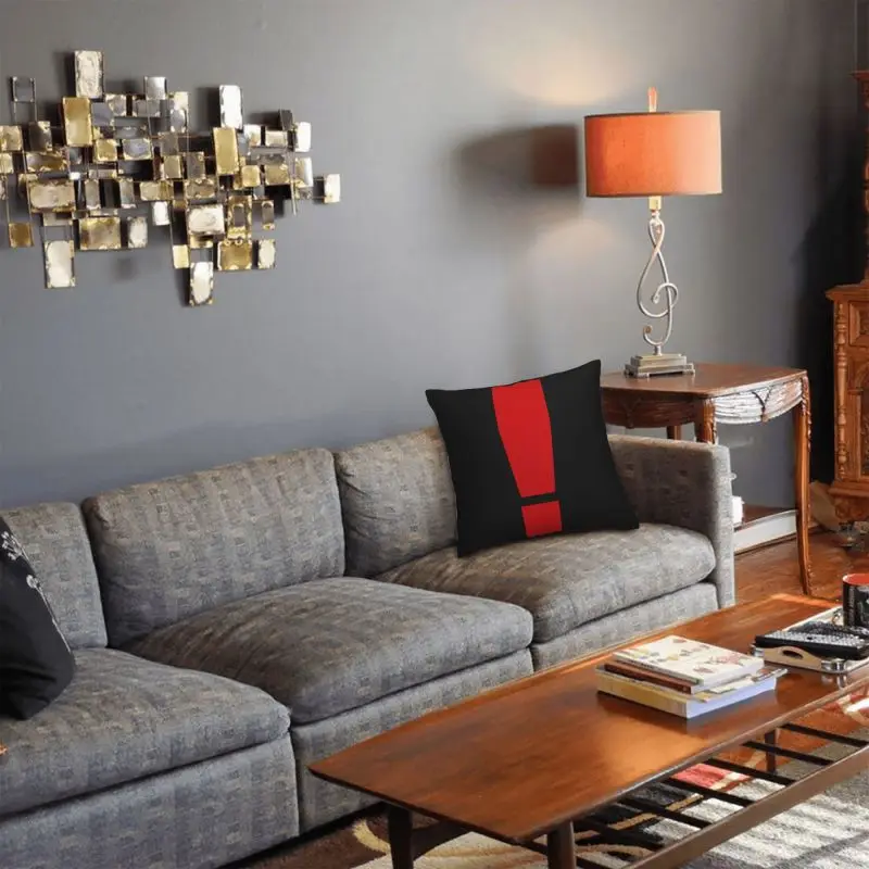 Скандинавская экскламация металлическая наволочка для подушки с оповещением о