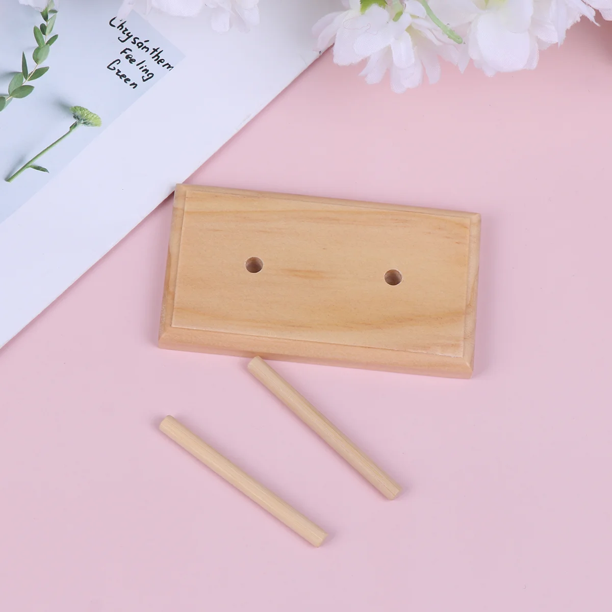 

Thread Holder Rack Spool Embroidery Bobbin Wooden Wood Line Tool Organizer Beaded Silk Braiders Yarn Sprinkle Spools Empty