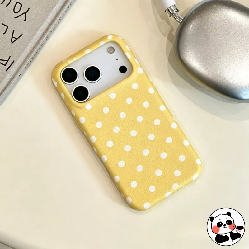 Фото Милый чехол для телефона с рисунком в горошек для Huawei Nova 9 Pro SE 8 7 6 5 Pro Mate 40E 30 30E Pro, простой кожаный чехол в стиле Ins, роскошный мягкий чехол №3