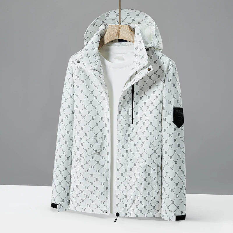 

2023 New Coat Windbreaker Mountaineering Raincoats Parkas Men's Jackets Techwear Men's Spring Jumper Clothing Clothes Coats