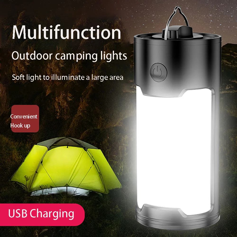 

Portable Light High Power USB Rechargeable Led Camping Lights Outdoor Lighting Lantern Emergency Lamp Long Lasting Lamp Fishing