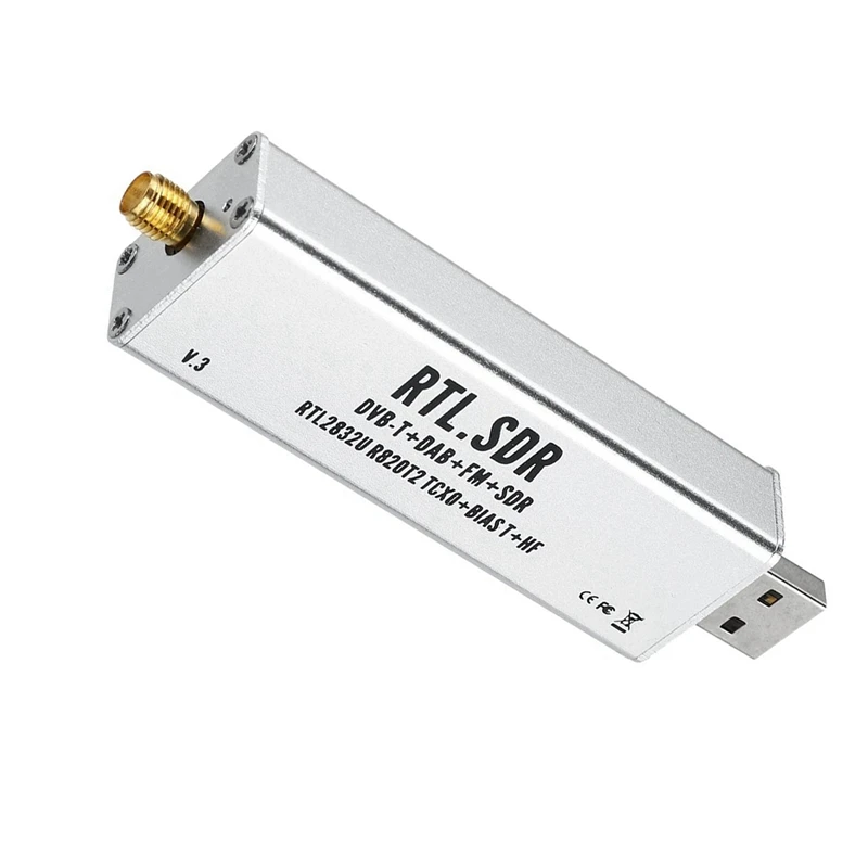 Тюнер 3X RTL-SDR R820T2 V3 RTL2832U + Телескопический антенный тюнер основание антенны