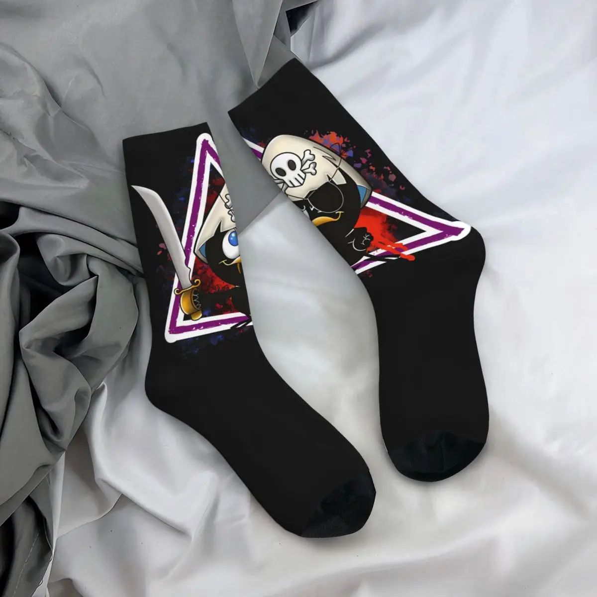 Носки мужские компрессионные в стиле Харадзюку забавные веселые уличном с