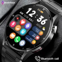 zodvboz smart watch men women physical health body temperature infrared blood oxygen monitor dial answer call smartwatch for men