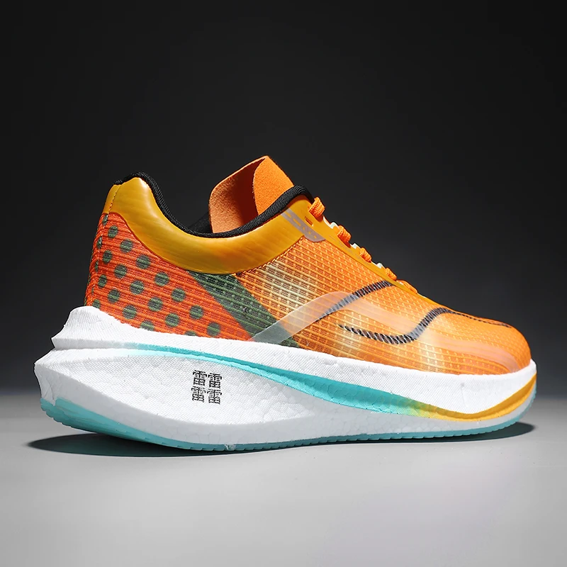 Men Road Running Shoes Lightweight Cushioning Outdoor Sneakers Marathon Trail Sport Shoes Elastic Women's Walking Tenis Masculin