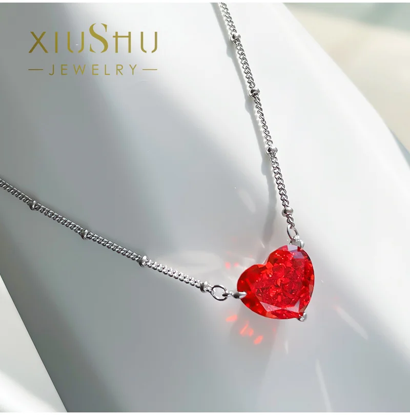 

Ожерелье женское из серебра 925 пробы с бриллиантами, 8 карат