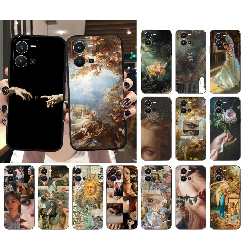 

Phone Case For VIVO Y53S Y33S Y11S Y31 Y21 Y70 Y20 Y21S Y72 Y55 Y76 Y51 Y01 V23E V21 V23 V21E Renaissance art Painting Case