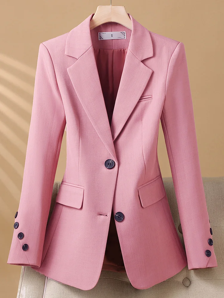 Розовый женский осенний новый элегантный дизайн модный профессиональный топ