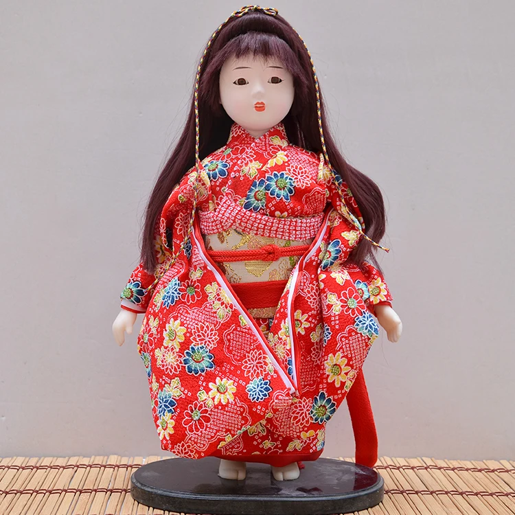 

Ретро японская кукла гейши из полимера