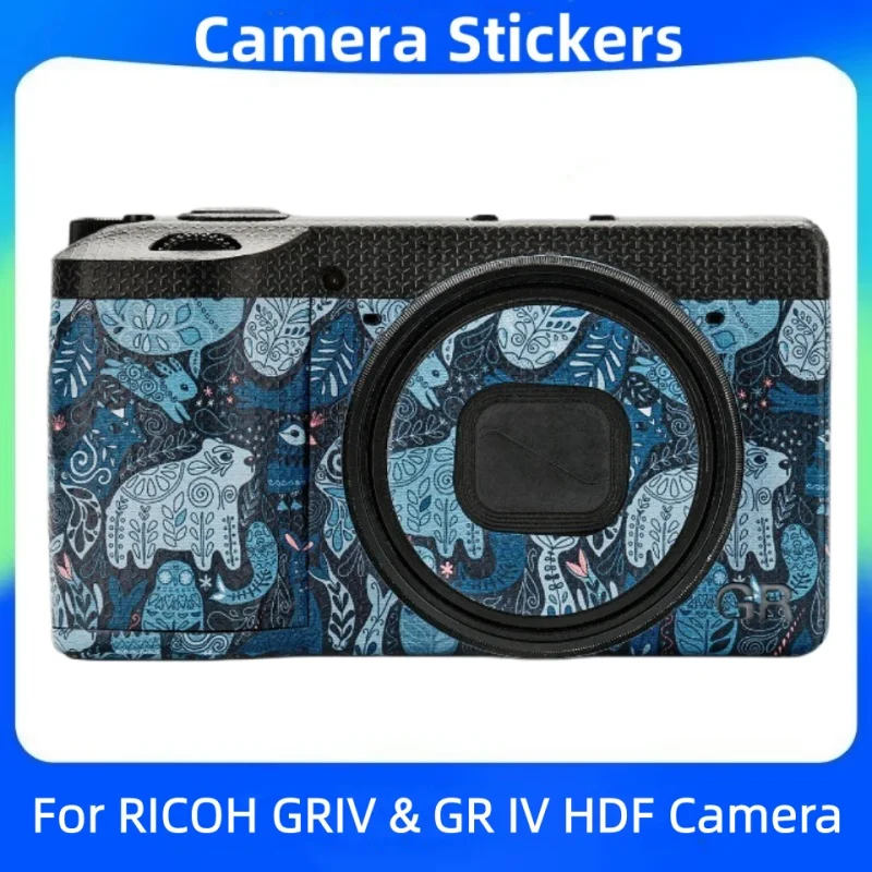 Фото Наклейка для камеры Ricoh GR4 IV GR4 HDF, без остатков, премиум-декаль Luna Ultra, защитная виниловая пленка для корпуса камеры. №2