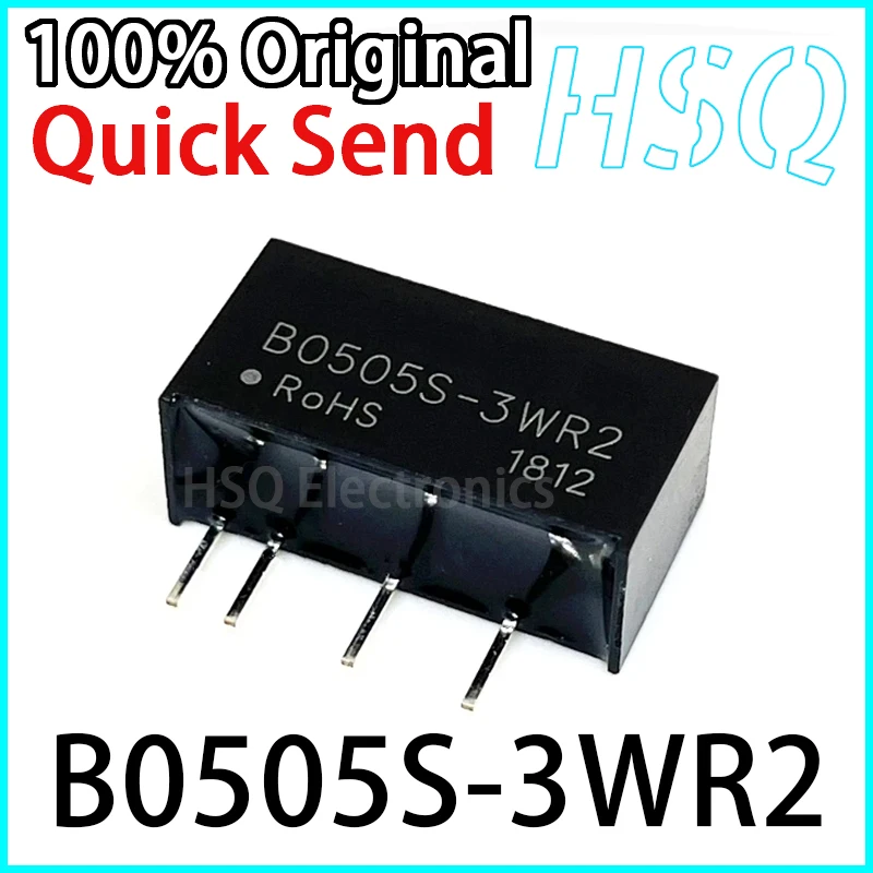 

1 шт., новый оригинальный B0505S-3WR2 600 мА, нестабилизированный 3 Вт, фотоизолированный модуль питания