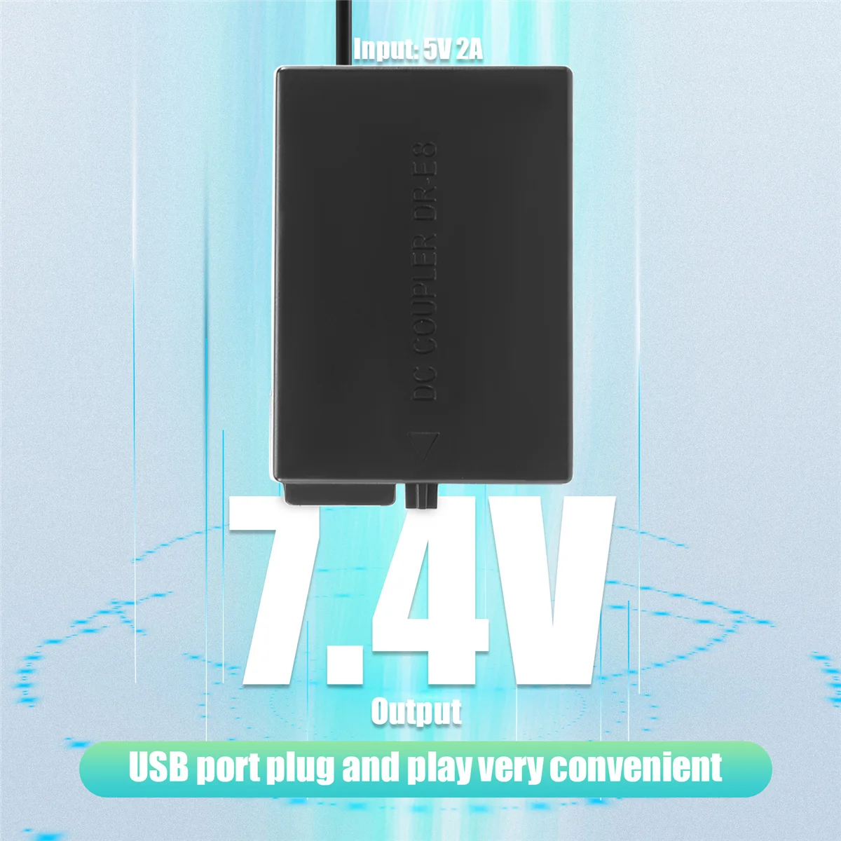 DR-E8 Манекен аккумулятора с блоком питания постоянного тока замена