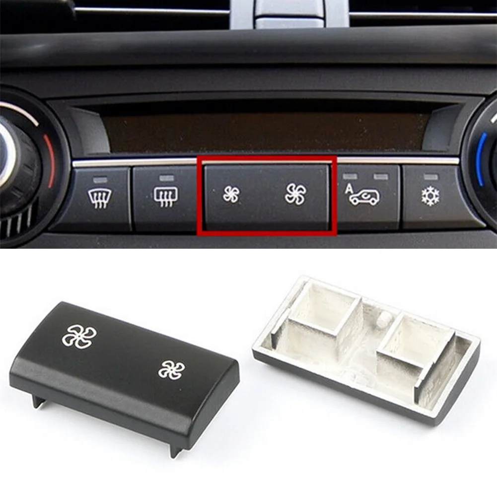 

Car Air Conditioner Wind Volume Switch Control Button For BMW X1 X6 E70 E71 AC Climate Control Button Cover Replacement