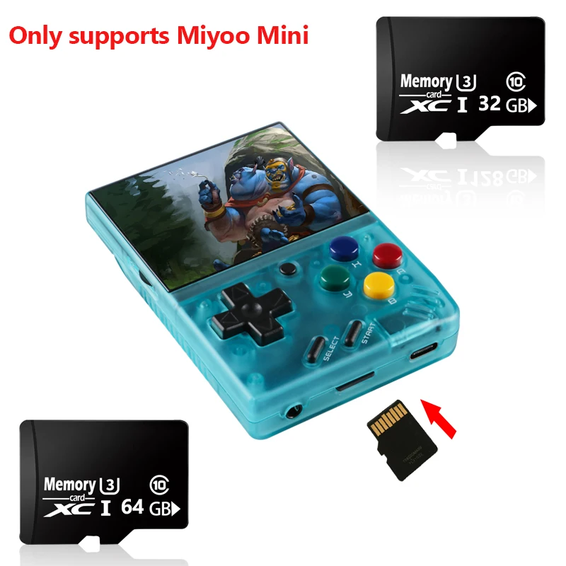 Игровая карта MIYOO MINI V2 для системы Linux Классический игровой эмулятор 64 ГБ 12000 игр 128