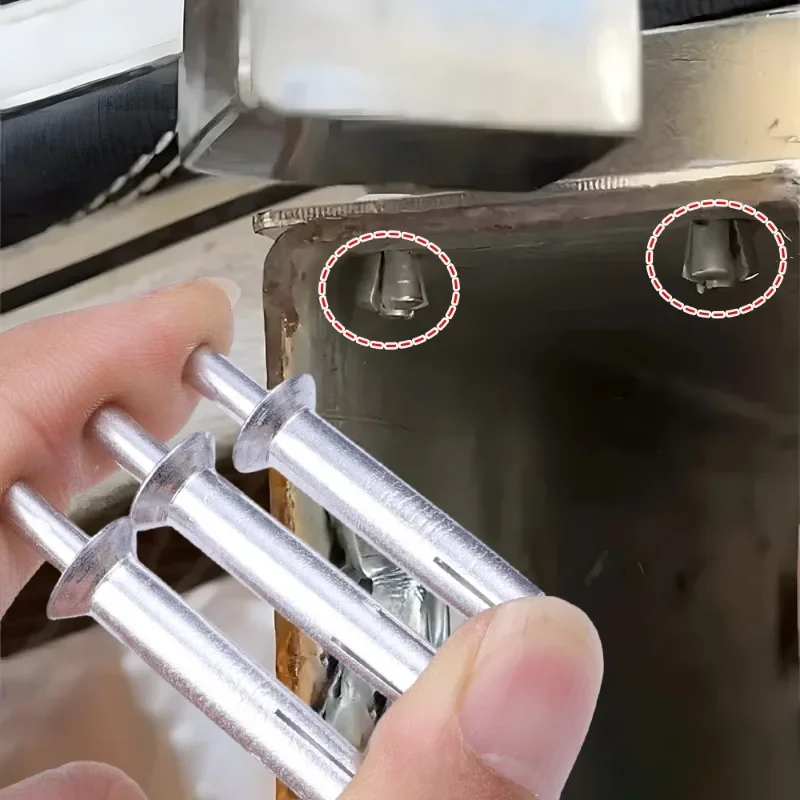 100-10 шт. расширительные заклепки из алюминиевого сплава для пирсинга молотка