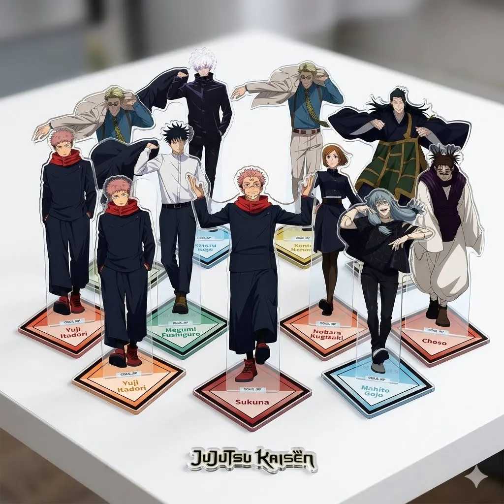Фото JUJUTSU KAISEN 15CM акриловой носитель стенд ITADORI YUJI SATORU GOJO фигурные украшения HOMO CREATIVE BOYS фестиваль подарков №1