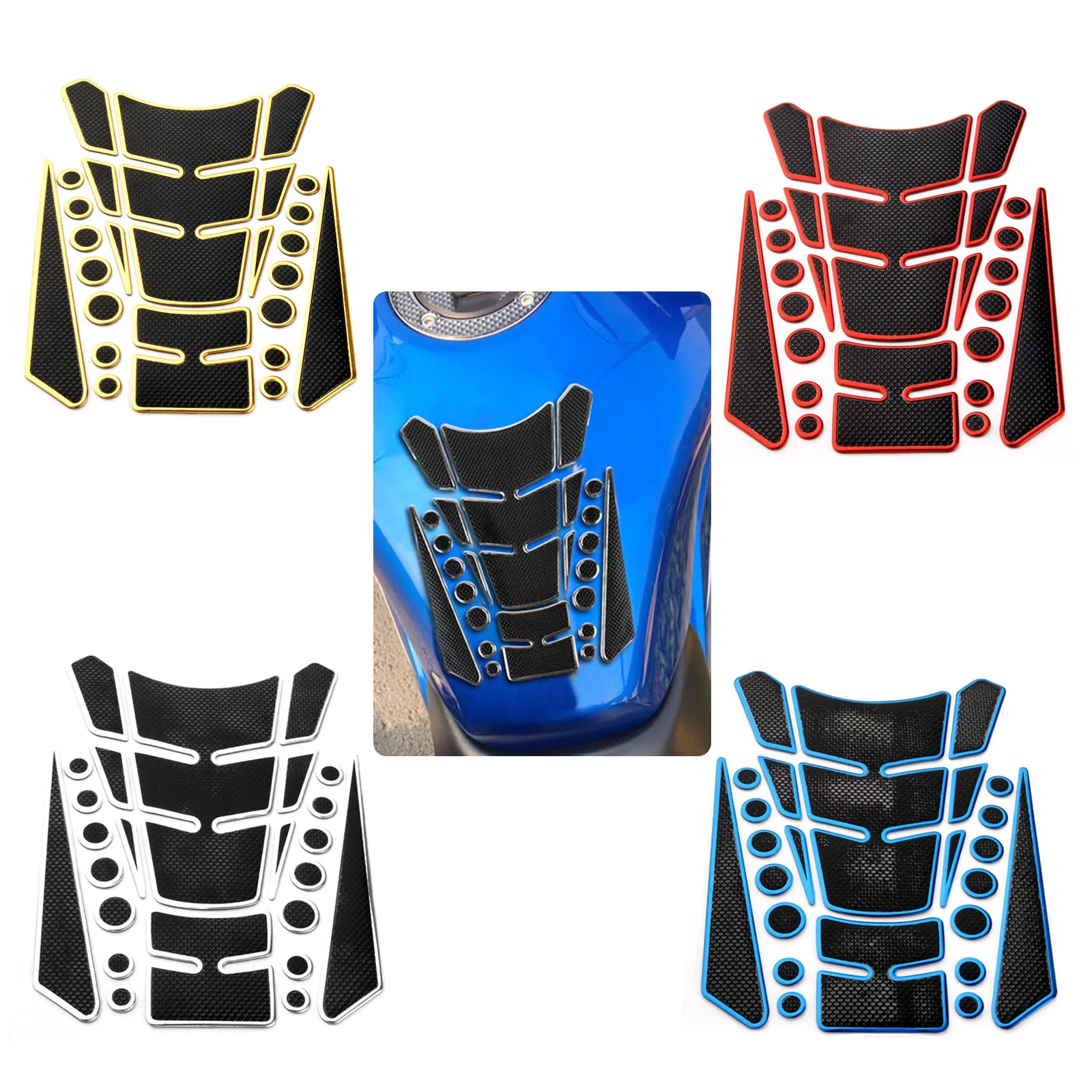 

1 шт., резиновая 3d-наклейка на Бензобак Мотоцикла, 13,5 см